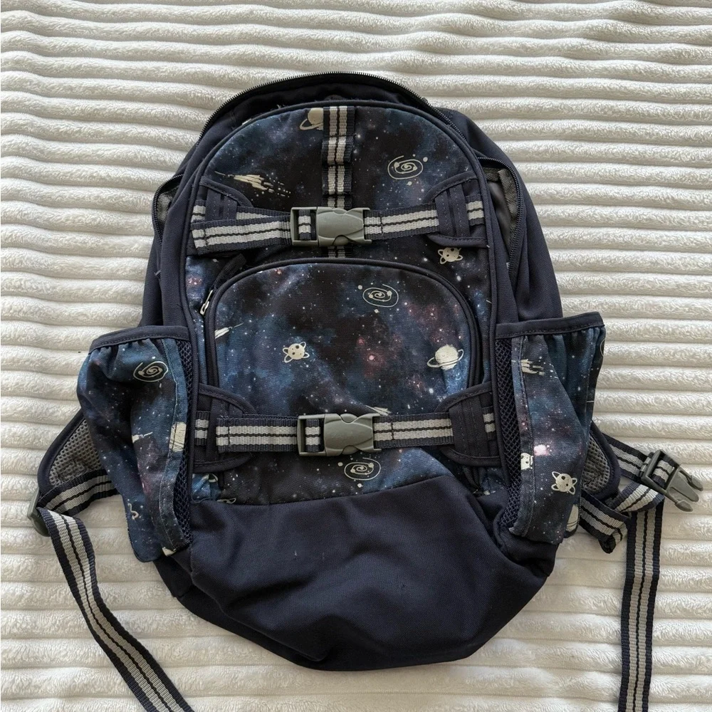 Pottery Barn Kids Cosmic Navy Backpack - Picture 1 of 7